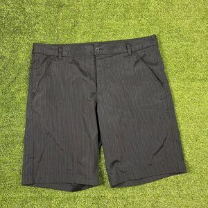 Fila Men's Black and Grey Shorts